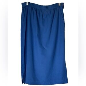 Vintage Harve Benard Vibrant Blue Midi Skirt size Women’s US12